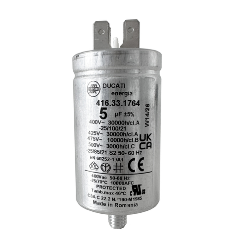 Kondenzátor pre motory 5 µF, 400 VAC