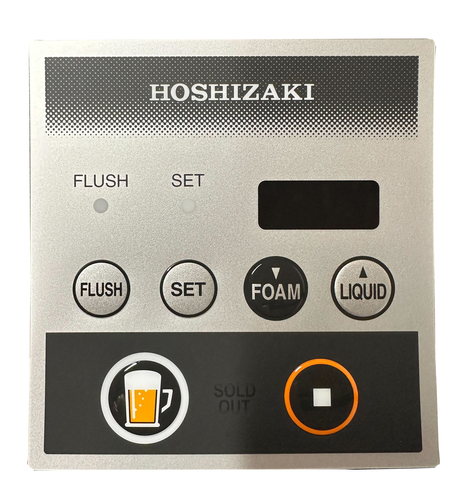 Prevádzková nalepka na Beermatic